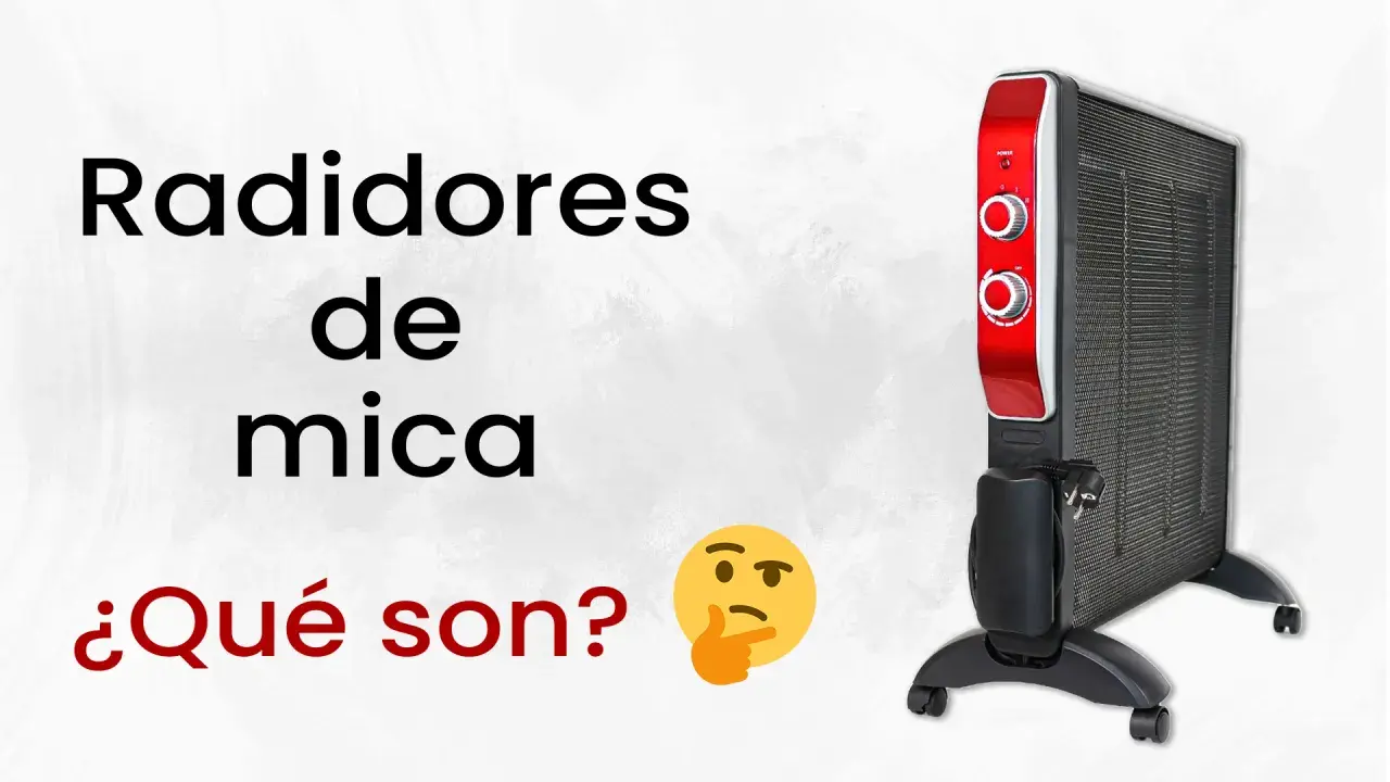 Radiadores de mica: ¿Qué son? Un calentador eléctrico con panel de mica, ideal para calentar espacios.