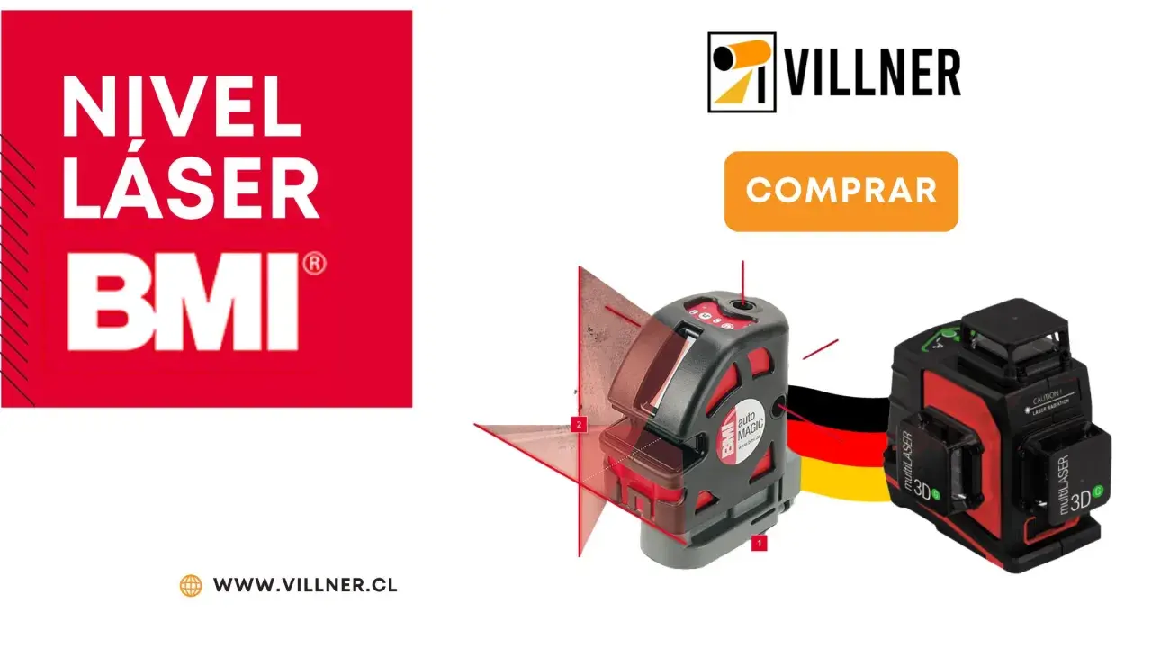 Nivel láser BMI y Villner. Aprende como usar nivel laser para tus proyectos. ¡Compra ahora!