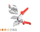 Herramienta para cortar a inglete con cuchillas afiladas y guías de ángulo precisas. Ideal para trabajos de carpintería y bricolaje.