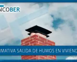 Instalación de tubo de chimenea por pared. Normativa de salida de humos en viviendas.