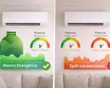 Comparativa de aire acondicionado: Inverter vs. Split convencional. Descubre qué significa inverter en aire acondicionado y su ahorro energético.